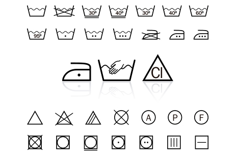 Etiquetas de qué significa cada símbolo