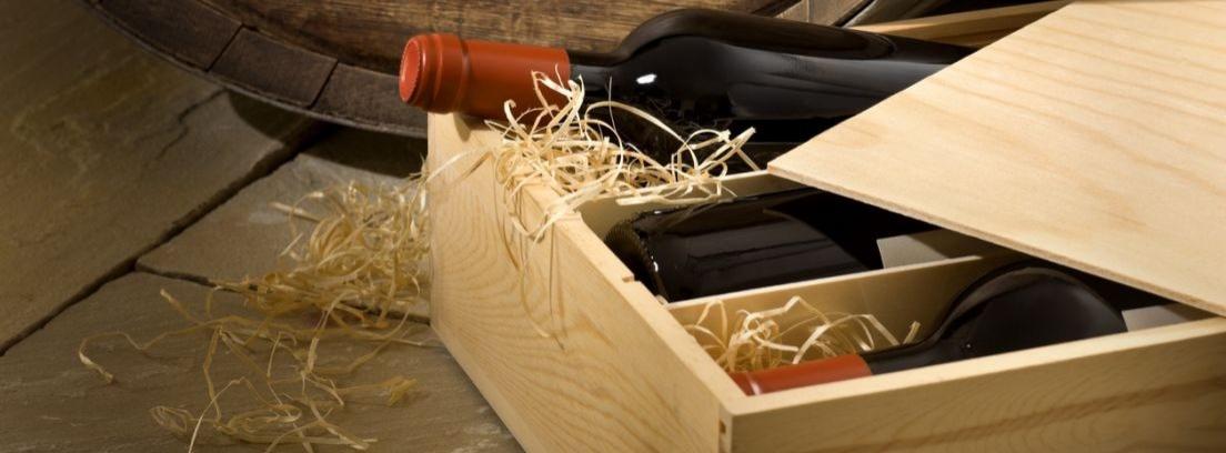 Reciclar cajas de vino