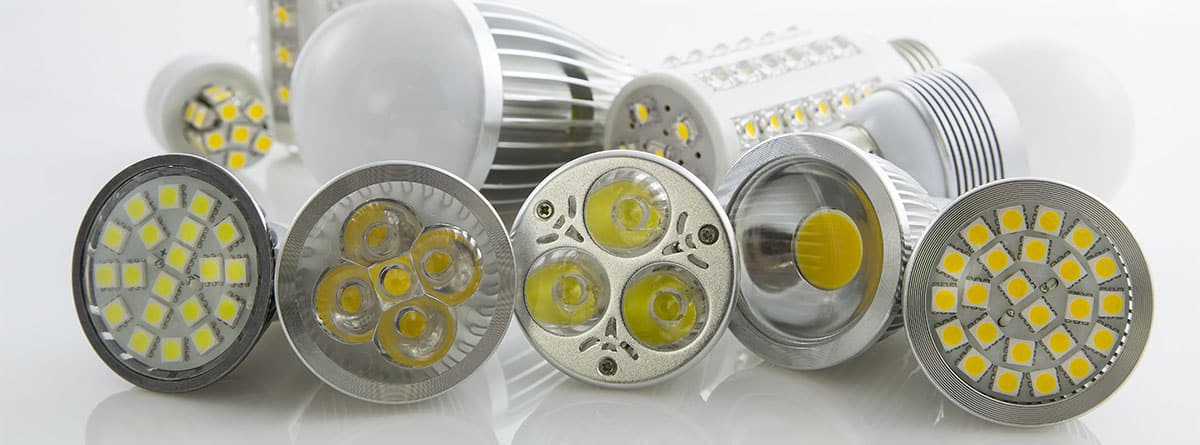 Diferentes bombillas LED