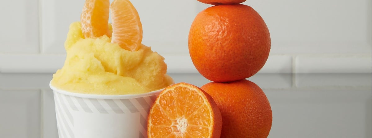 sorbete de mandarina
