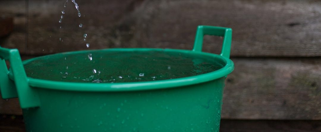 Cómo recoger el agua de lluvia