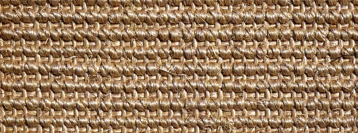 Trama de alfombra de sisal