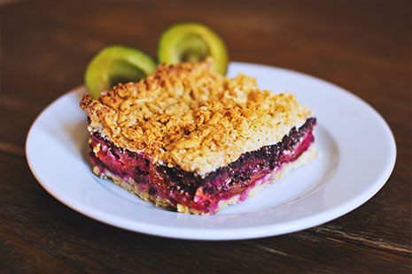 Crumble de frutos rojos