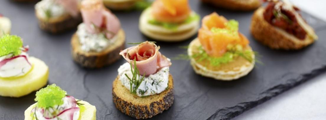 Canapés para Navidad
