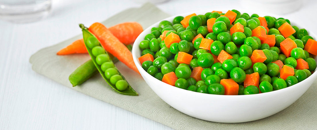 Guisantes con zanahoria