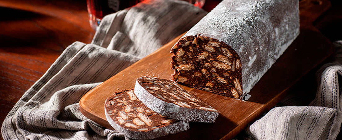 Galletas de chocolate salami