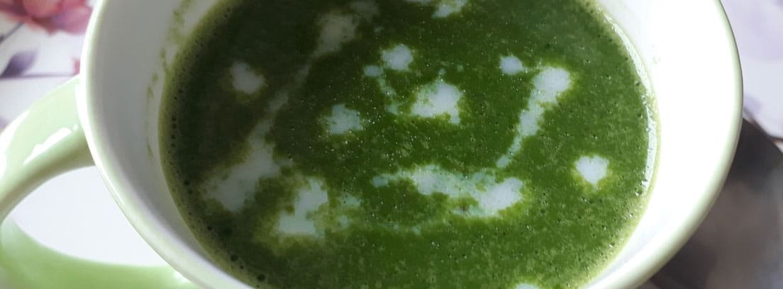 Receta de crema de espinacas
